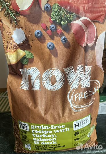 Сухой корм для собак nowFresh