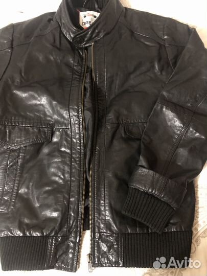 Кожаная куртка для мальчика