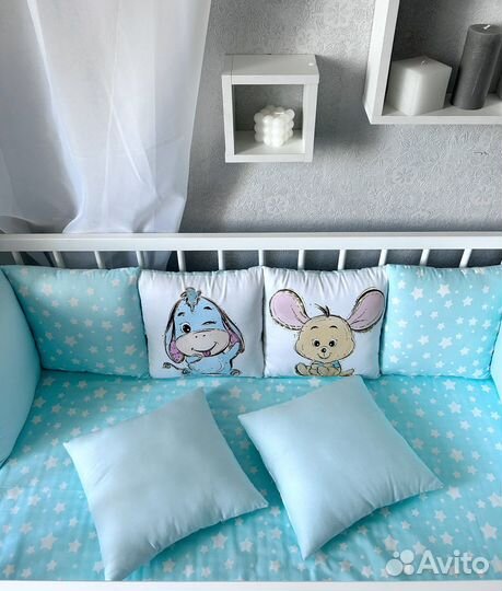 Бортики в кроватку