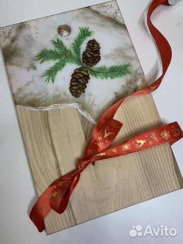 Сервировочная доска из смолы