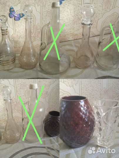 Вазы, графины