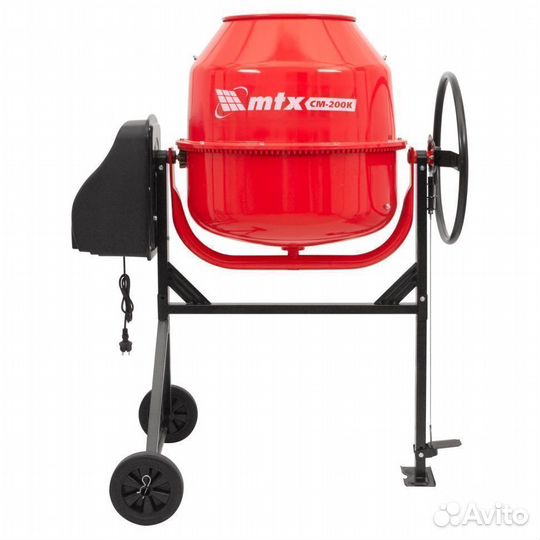 Бетоносмеситель см-200K, 200 л, мощность 900 Вт мт