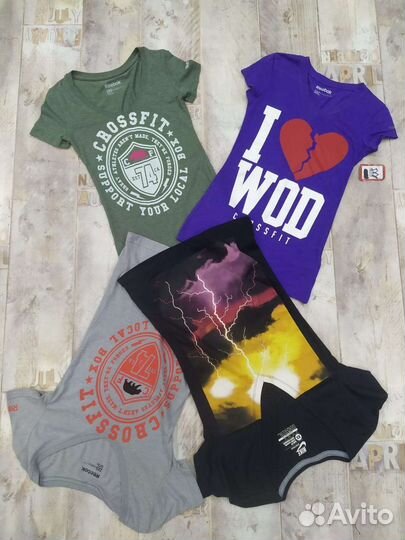 Футболка Reebok/Nike, оригинал, 2XS/ XS