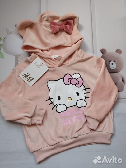 H&M Костюм велюровый для девочки Hello Kitty
