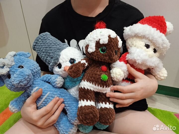 Вязаные игрушки. Ручная работа