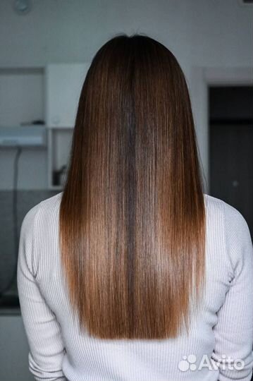 Бережная полировка волос, подравнивание и обучение