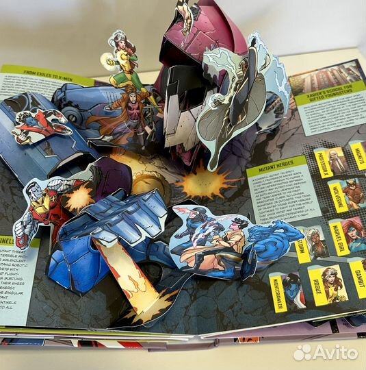 Marvel Super Heroes Супер Герои Марвел Книга 3D