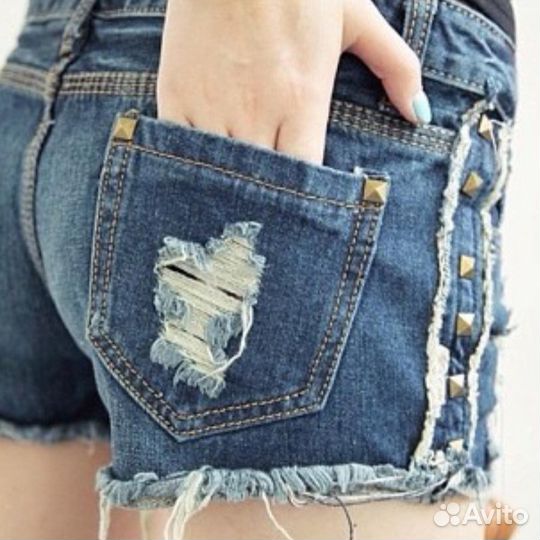 Джинсовые шорты новые 44 46 48