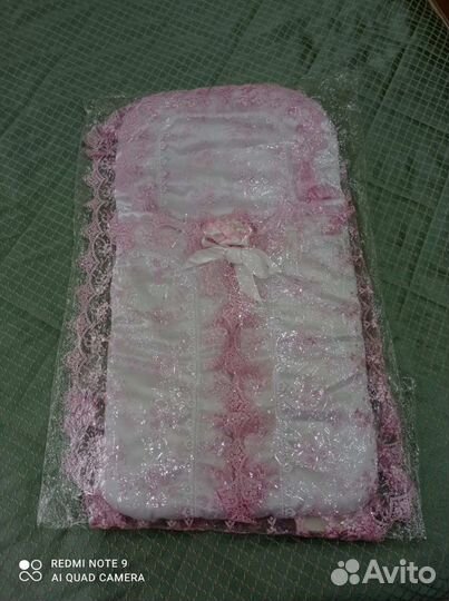 Конверт для девочки демисезонный