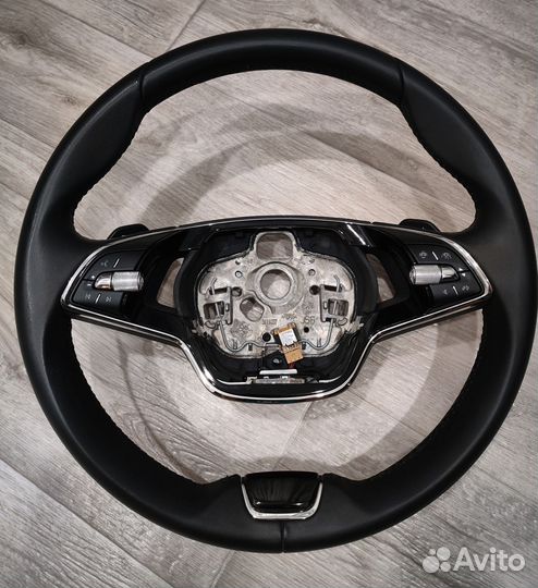 Руль Skoda подогрев лепестки KLR (без подушки)