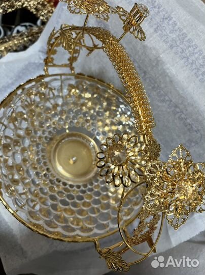 Ваза хрустальная