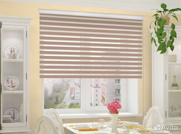 Рулонные шторы тканевые