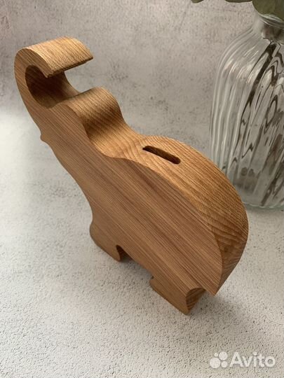 Копилка для денег деревянная