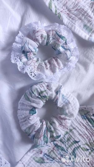 Резинка для волос муслин