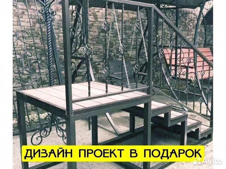 Лестница из металла на второй этаж