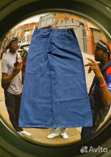 Мега широкие джинсы sk8