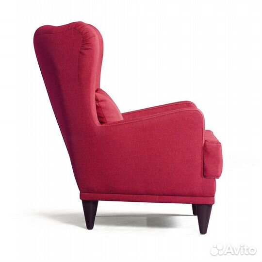 Кресло Juliet рогожка красный