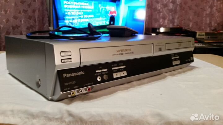 Видеомагнитофон Panasonic NV-VP33EE(стерео-комбо)