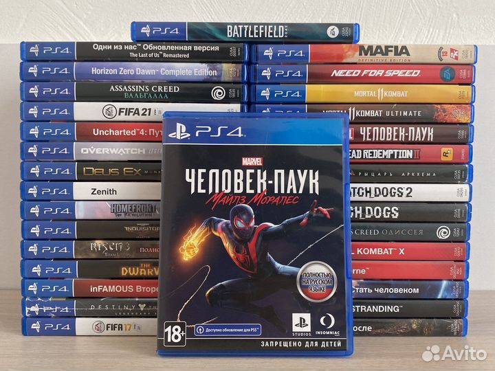 Человек Паук Майлз Моралес PS4