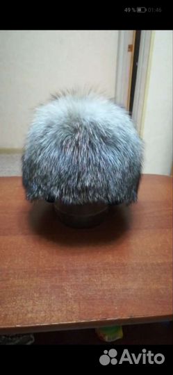 Шапка из песца женская