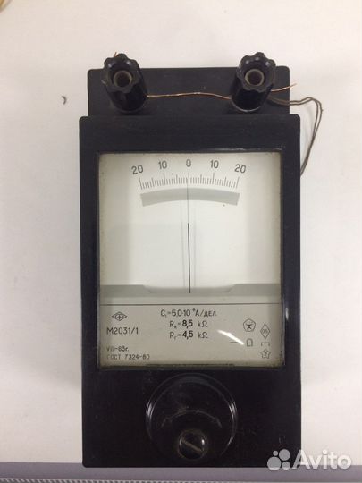 Головка измерительная, гальванометры