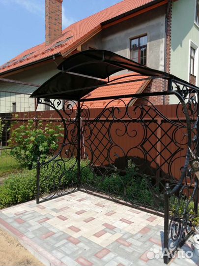 Кованые мангалы с крышей