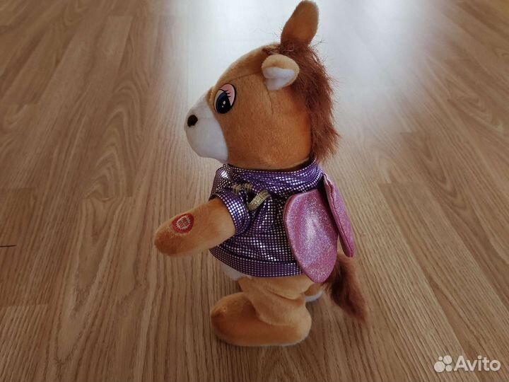 Музыкальная мягкая игрушка ослик игрушка лошадь