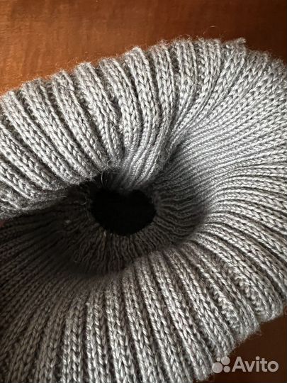 Шапка норковая вязаная новая