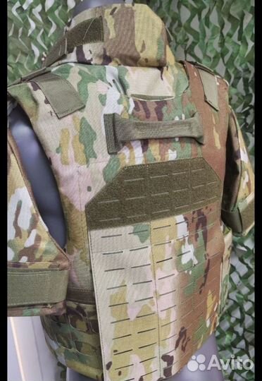 Бронежилет штурмовой с полной защитой