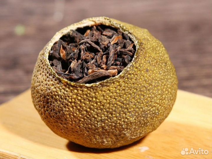 Шу Пуэр в мандарине