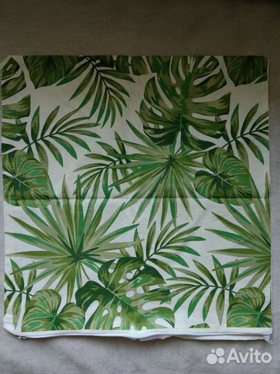 Наволочка декоративная чехол на подушку Листья