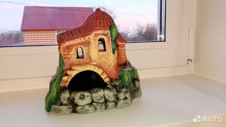 Декорации для аквариума, замок