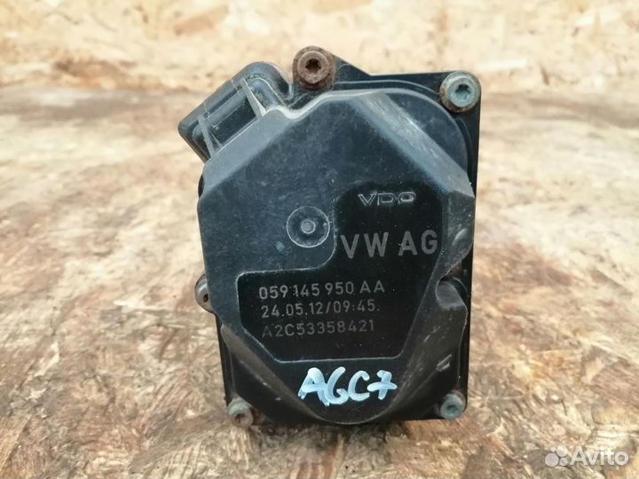 Заслонка дроссельная электрическая audi A6 C7