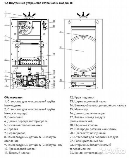 Котел газовый настенный 