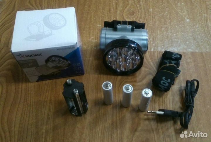 Фонарь налобный (аккумуляторный)