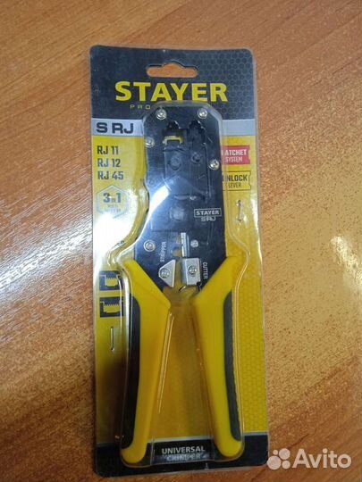 Обжимник RJ 45 stayer