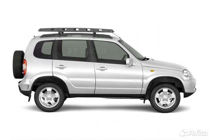 Багажник-корзина универсальная на Chevrolet Niva