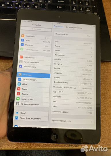 iPad mini 16gb с симкой