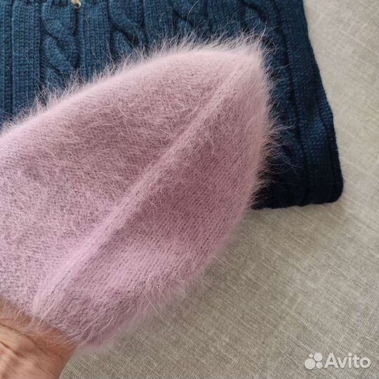 Шапка осенняя из ангоры для женщин