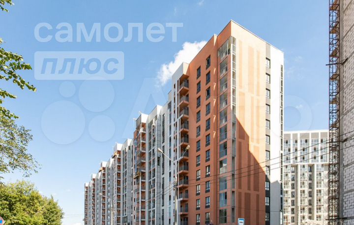 1-к. квартира, 44,1 м², 4/12 эт.