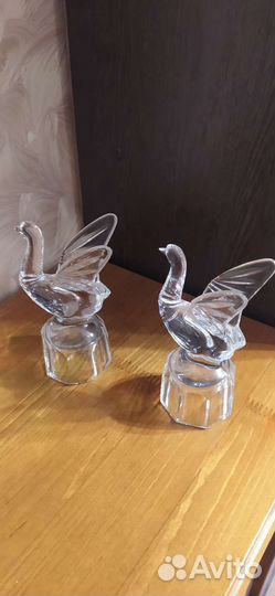 Стопка лебедь. Хрусталь СССР