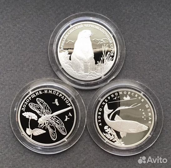 Красная книга Серебро в ассортименте