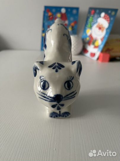 Гжель Кошка