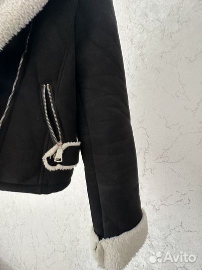 Дубленка авиатор женская 44 46