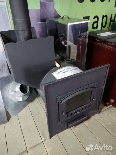 Банная печь Горыныч на три помещения