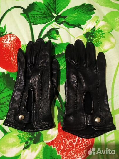 Перчатки натур. кожа, разм. 6- 6.5