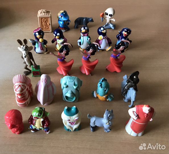 Игрушки киндер сюрприз из 90х
