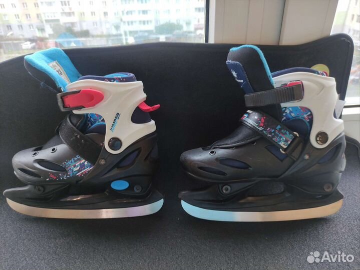 Коньки детские раздвижные 30-33 р-р