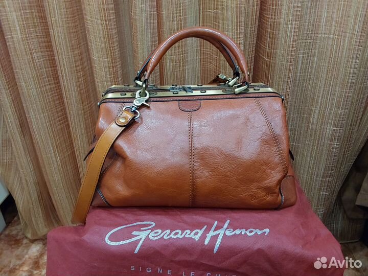 Саквояж женский Gerard Henon натуральная кожа кори