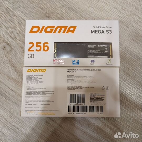 Новый SSD m2 240-256gb SATA / NVMe